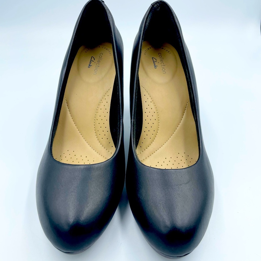 Collection by Clark’s Black Leather Pumps